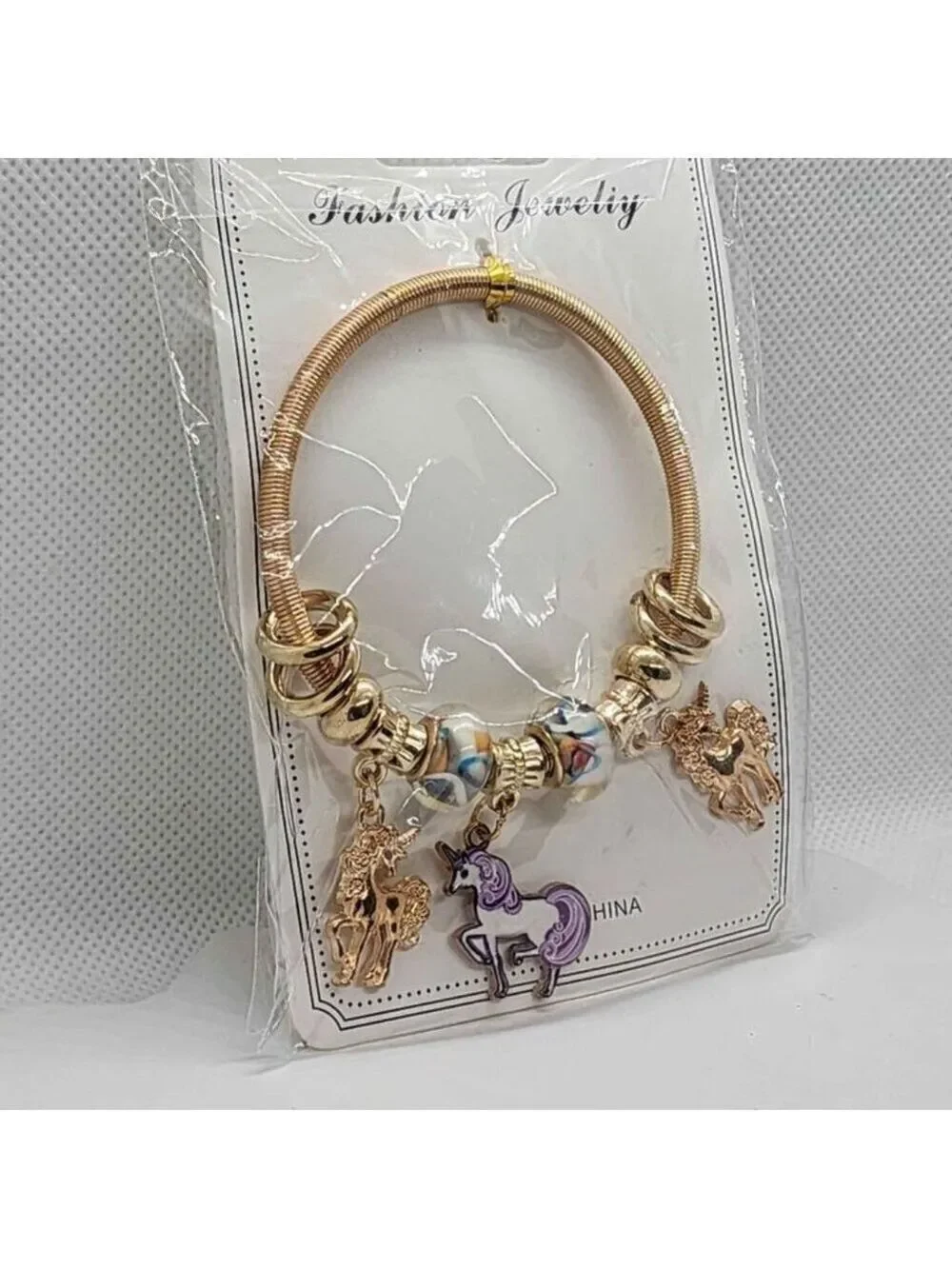 Brand New   Three Unicorn Bracelet